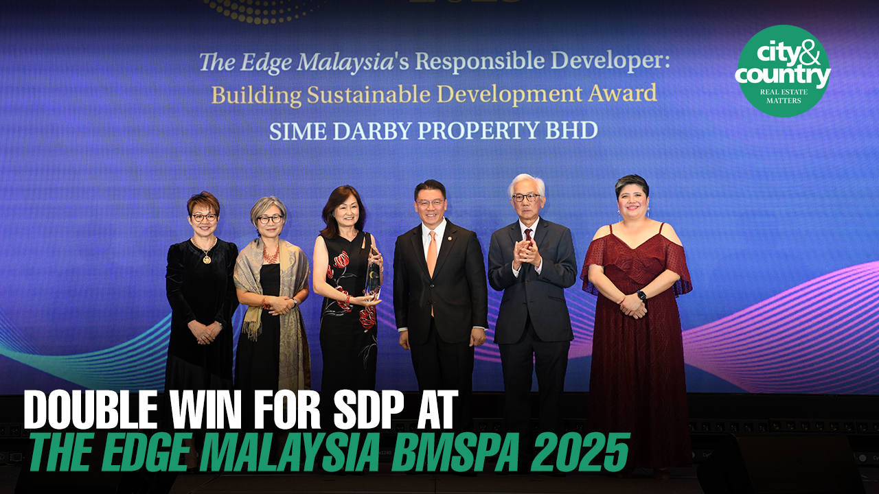 Sime Darby Property (SDP) achieved a triple win at The Edge