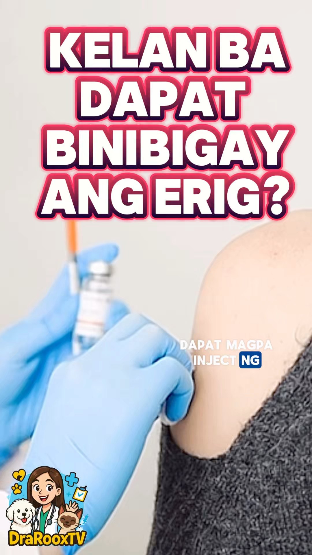 Kelan binibigay ang Erig at Anti-Rabies Vaccine? #draroox #drarooxtv # ...