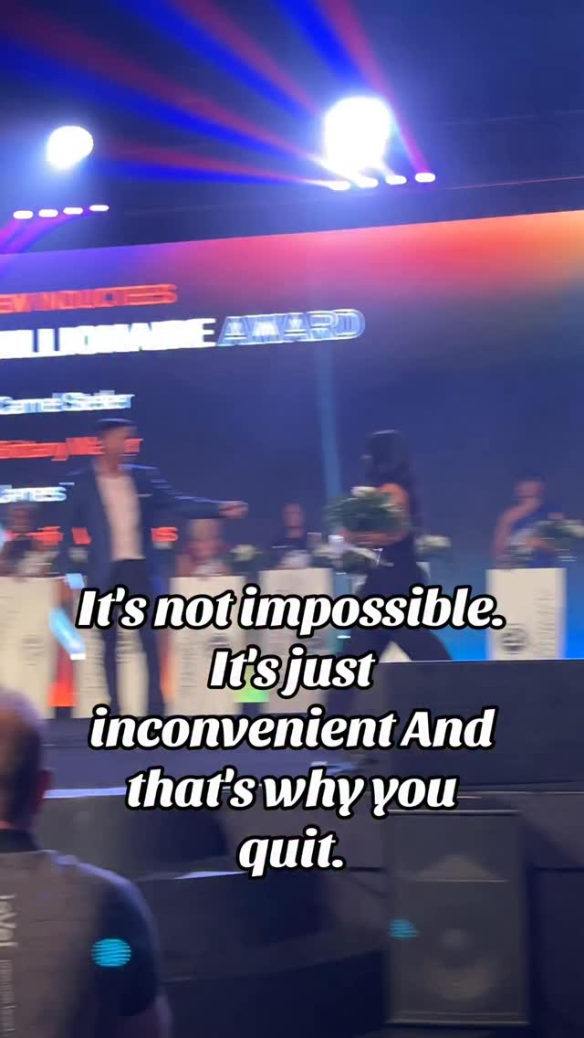 It’s not impossible, momma. It’s just inconvenient. And that’s why you ...