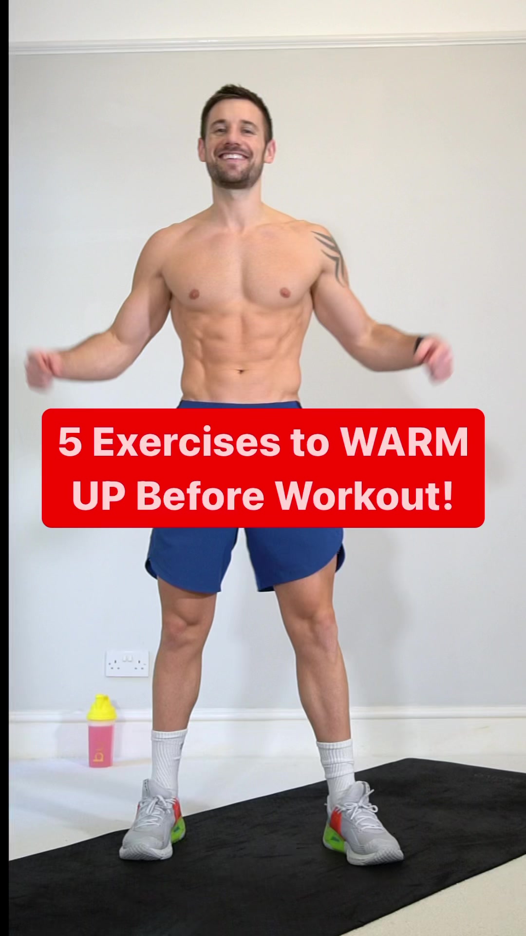 Do this before your workout! 30-60s each exercise OR go to my YouTube ...