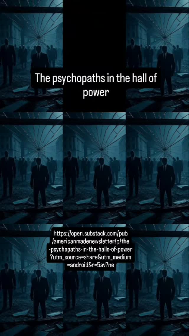 Do you know who is running around in Congress? Psychopaths ...