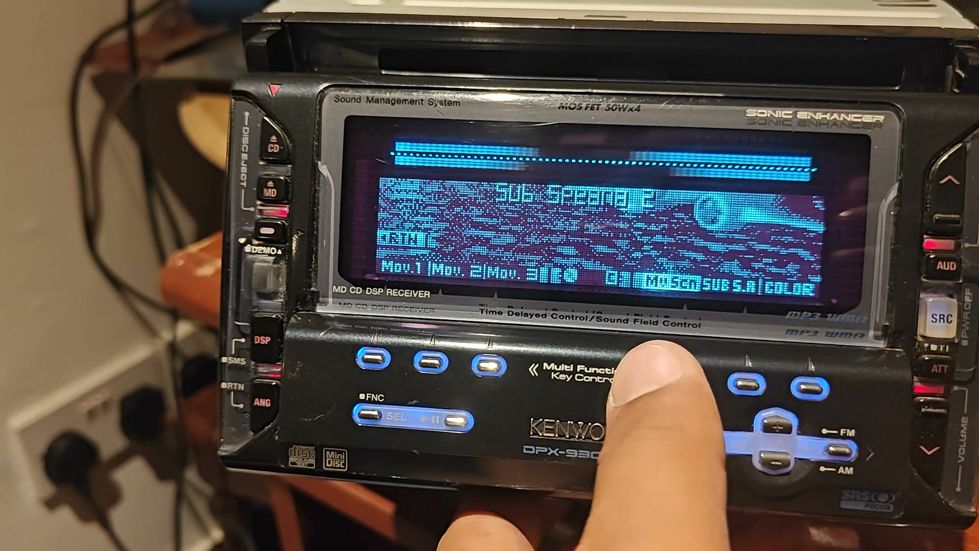 Kenwood DPX-930WMP double DIN CD MD stereo for sale