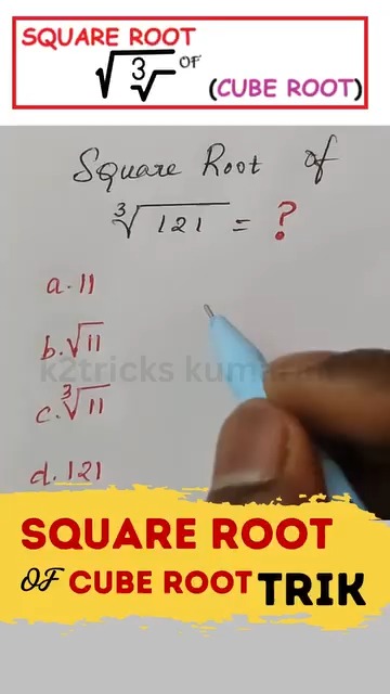 Easy Square Root | Cube Root Trick #shorts #squareroot #cuberoot # ...