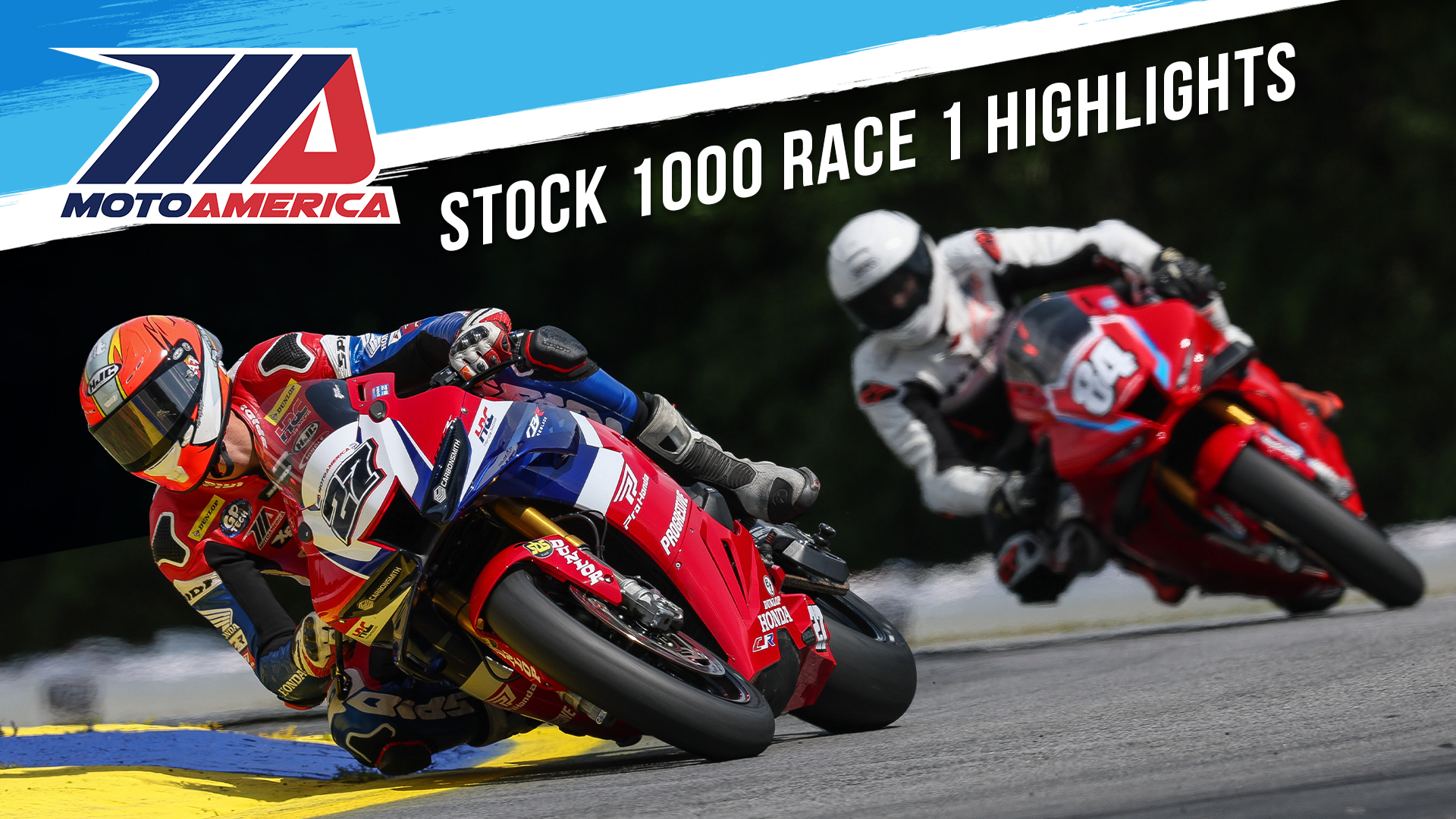 The Stock 1000 grid came out swinging at Road Atlanta, and Race 1 didn ...