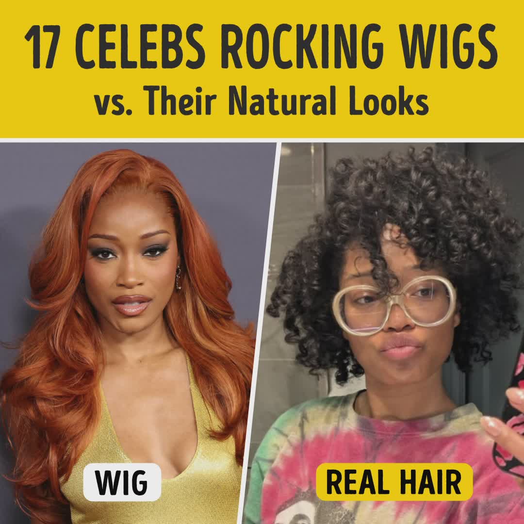 13 celebs whose natural hair is completely different from what we