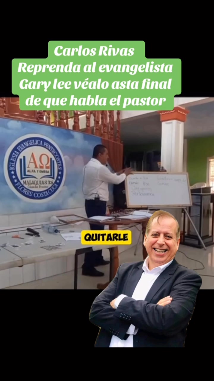 Pastor Carlos Rivas reprenda a Gary lee | Predicaciones de santidad ...