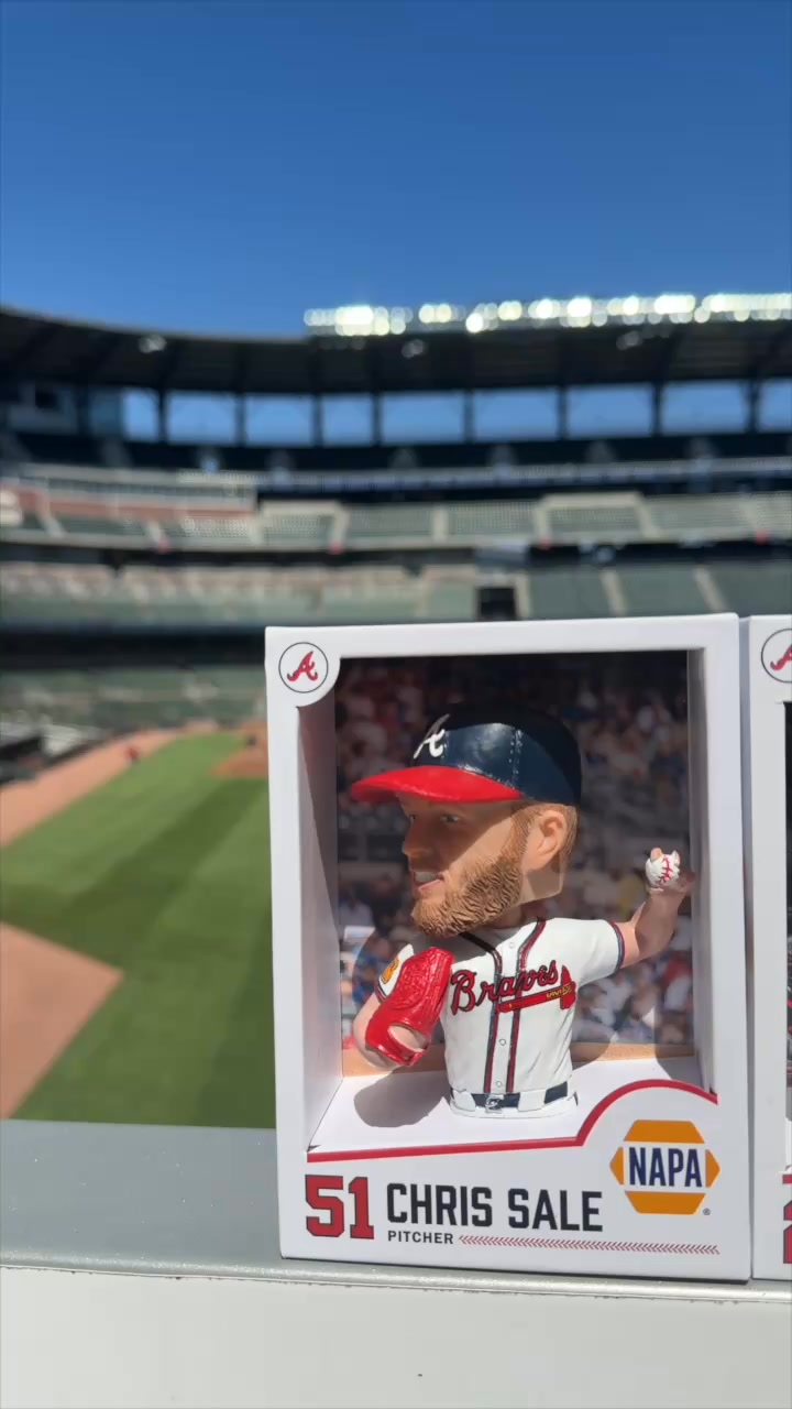 They're part bobblehead, part baseball card. Collect Chris Sale