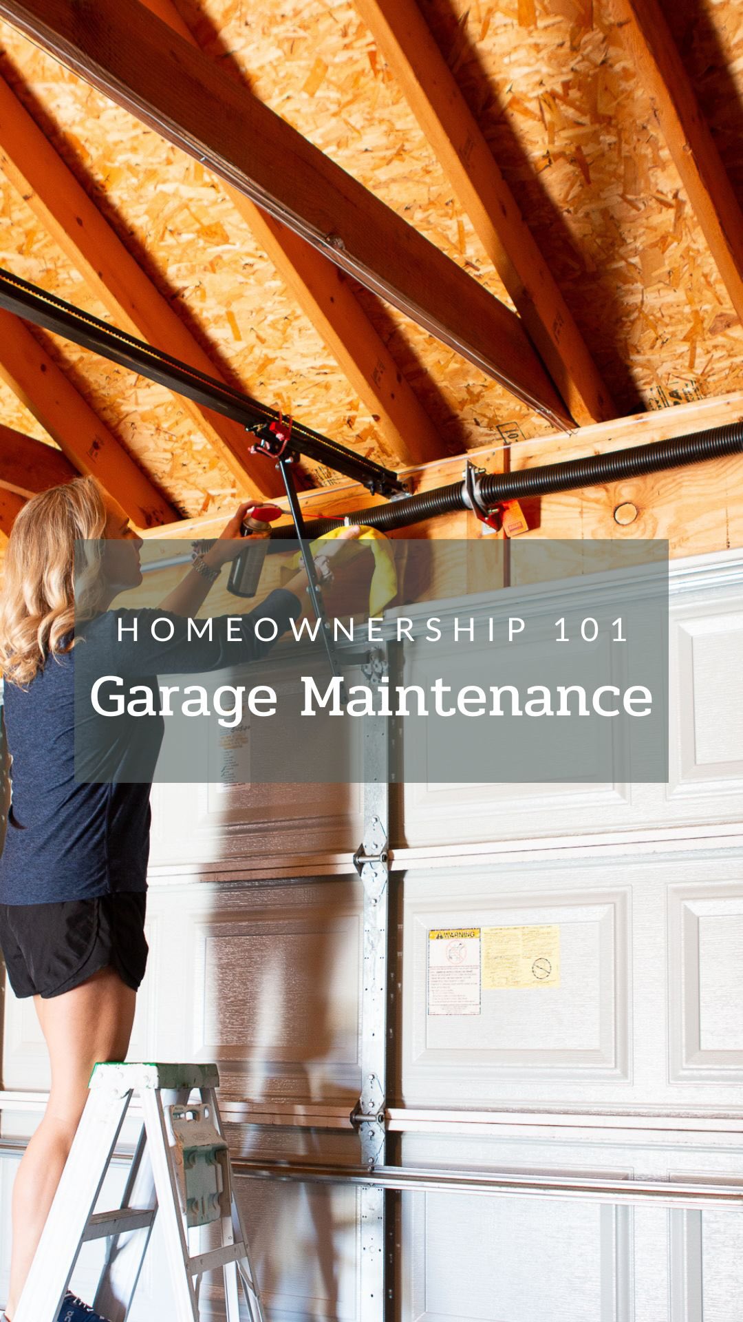 If your garage door is noisy, you may need to give it some love. I walk ...
