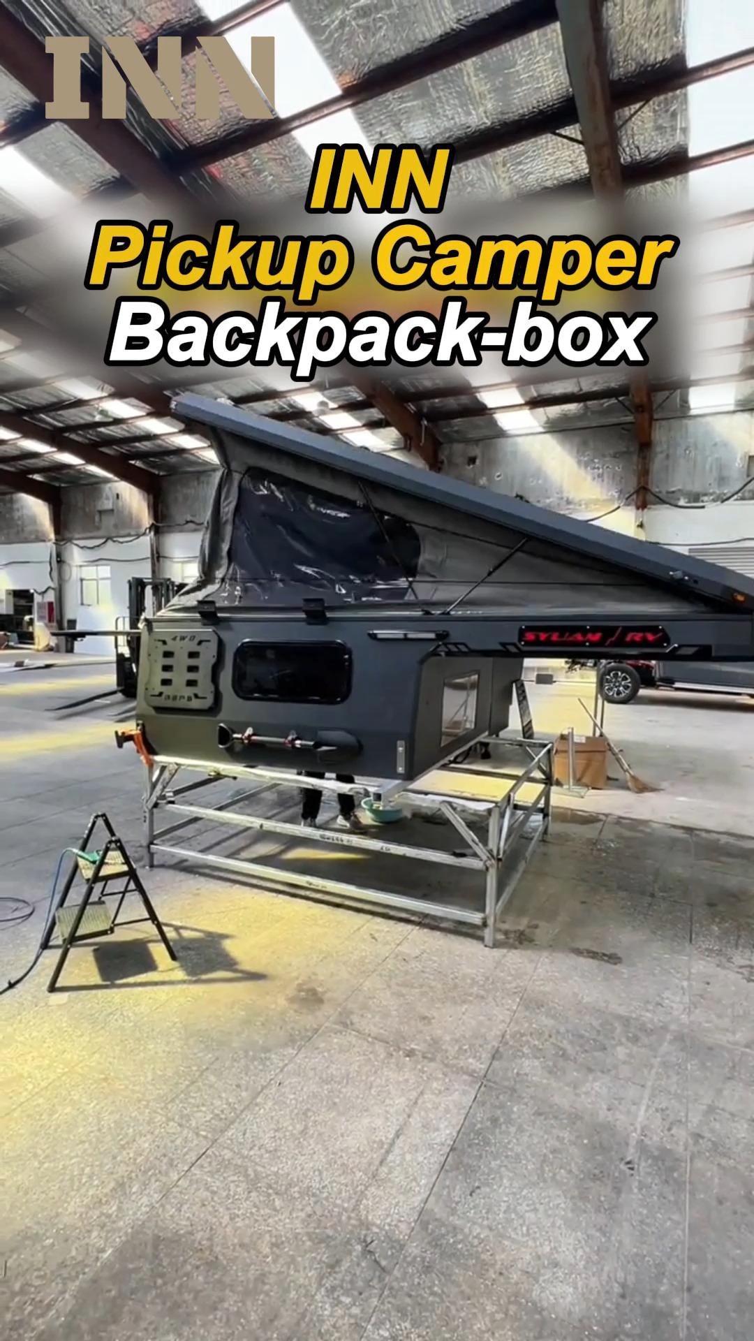Pop-up Pickup Camper All-aluminum body Ford F-150 Toyota Hilux Tundra ...