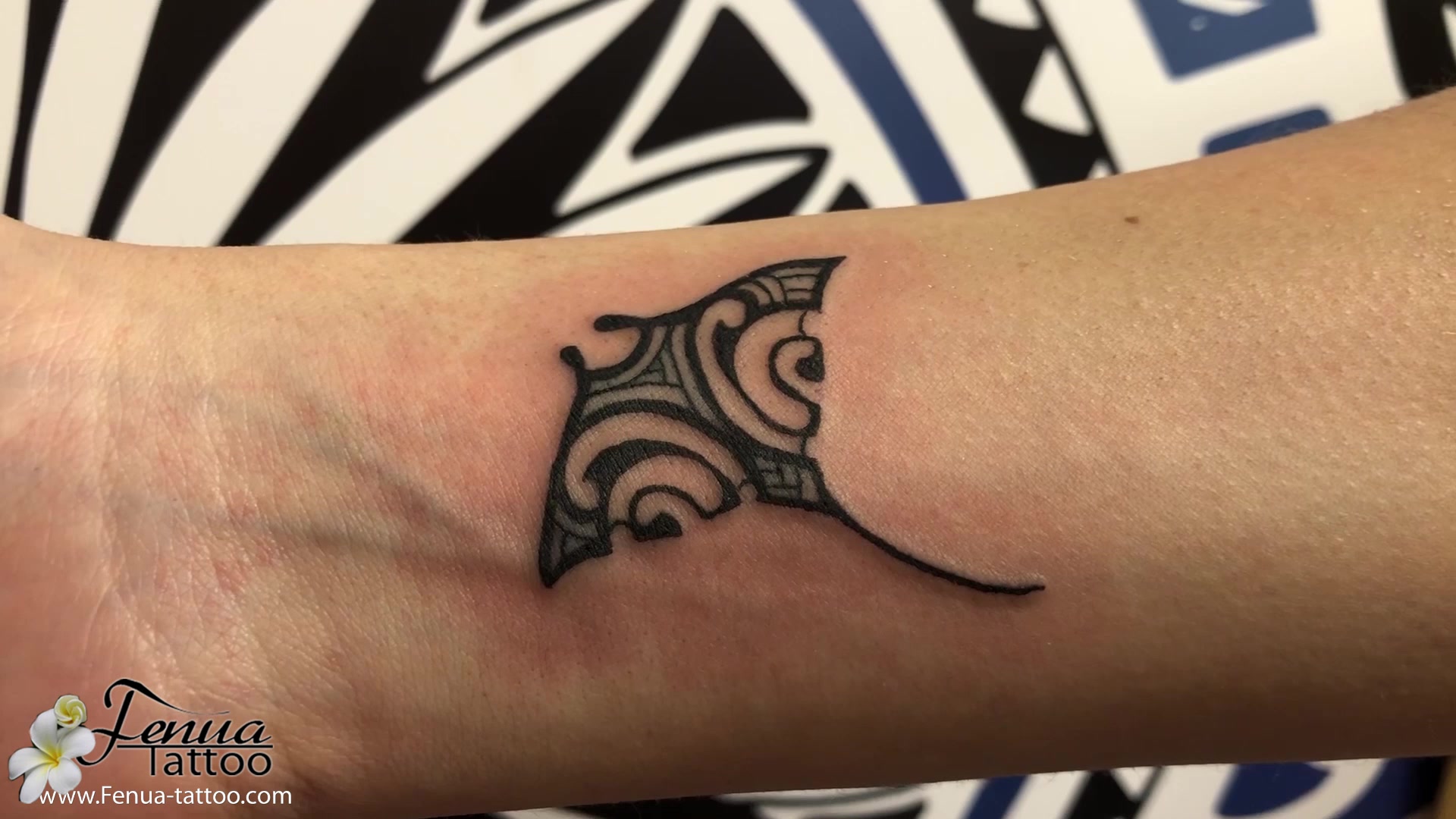 Tatouage Polynésien Raie Manta Signification