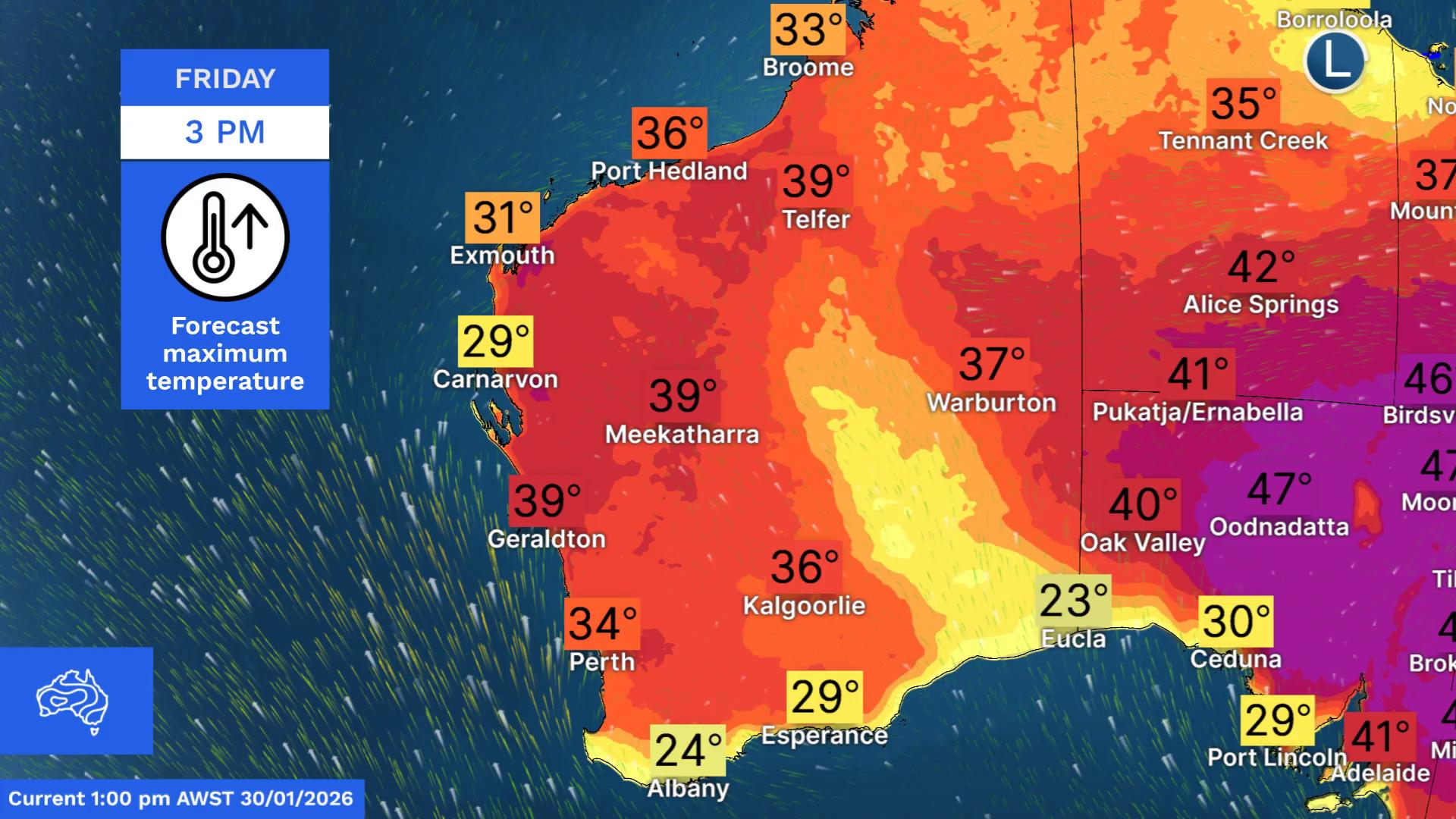 Hot, dry and windy conditions will spread across much of Western ...