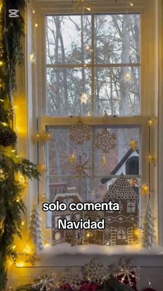 Decoración Navideña para tu ventana ¿Quieres que tu casa se vea mágica ...