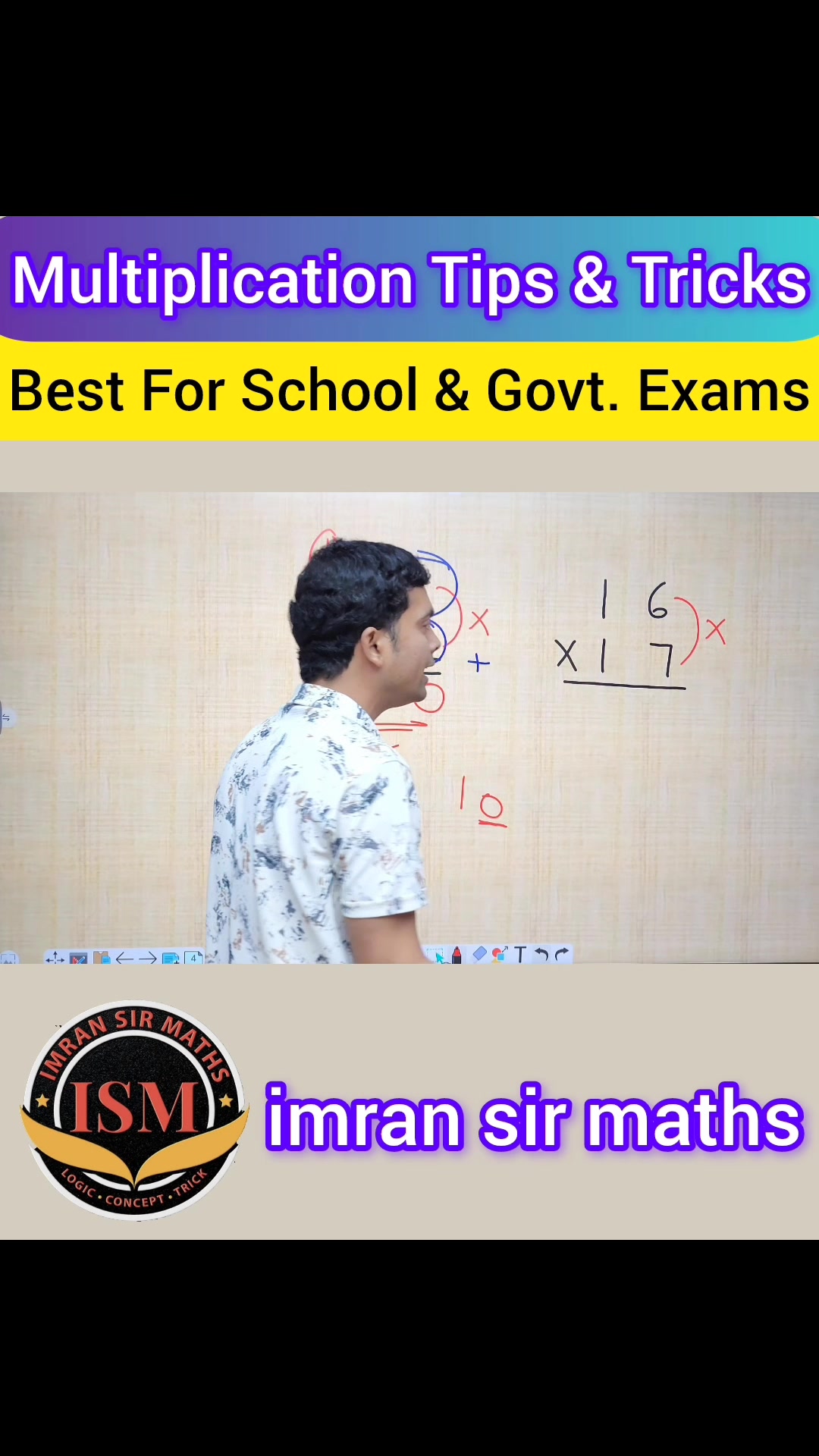 Multiplication Tips & Tricks | Maths Tricks | imran sir maths Best For ...
