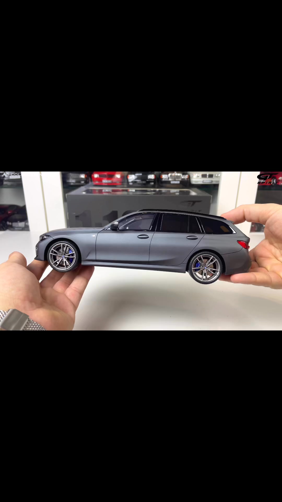 1/18 BMW E91 330i Touring, Sparkling graphite metallic - Kyosho