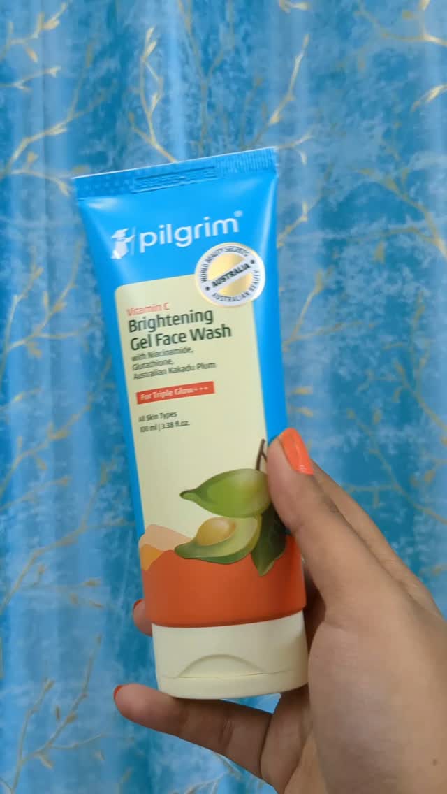 Stop scrolling! This face wash surprised me😱😱, ., ., ., ., ., ., [Pilgrim Vitamin C Face Wash, Pilgrim Face Wash Review, Vitamin C Face Wash, Brightening Face Wash, Tan Removal Skincare, Uneven Skin 