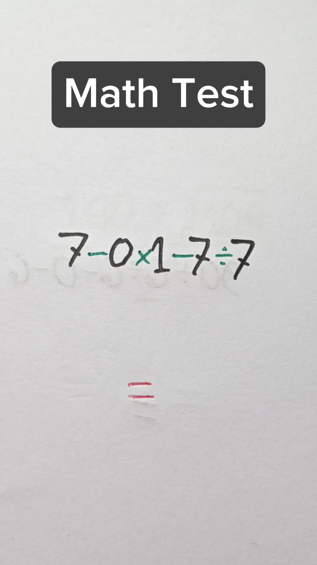 Math Test 😱.. try this math!! #iqtestplus #math #mathtest | IQ Test ...