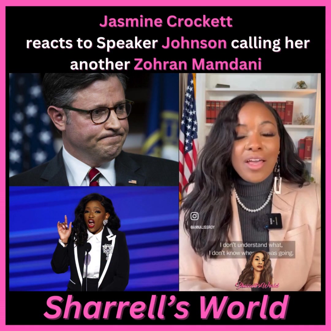 #jasmineCrockett #speakerJohnson #ZohranMamdani #usa #politics # ...