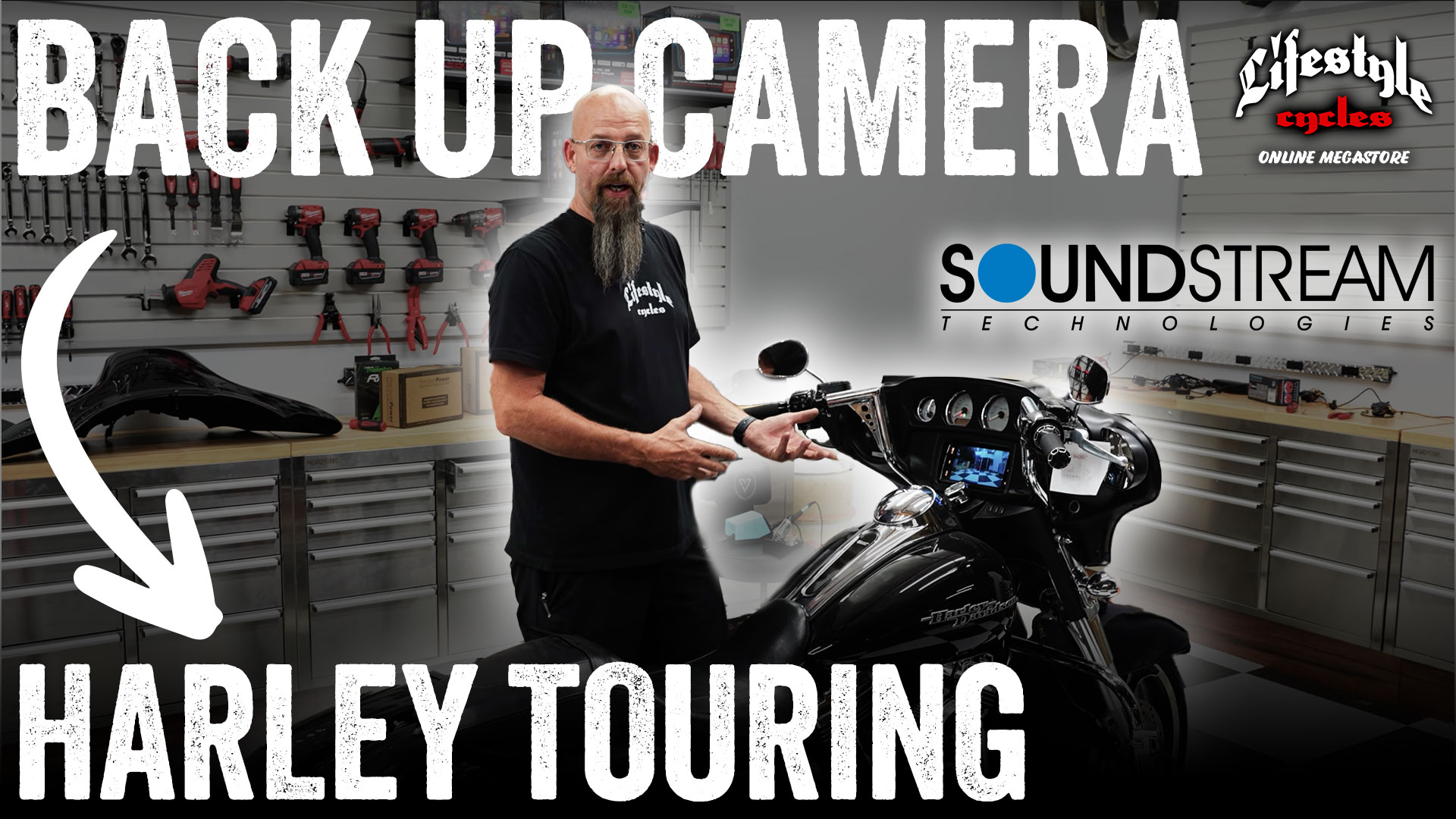 EASY SoundStream HD Backup Camera Install | Street Glide & Road Glide ...