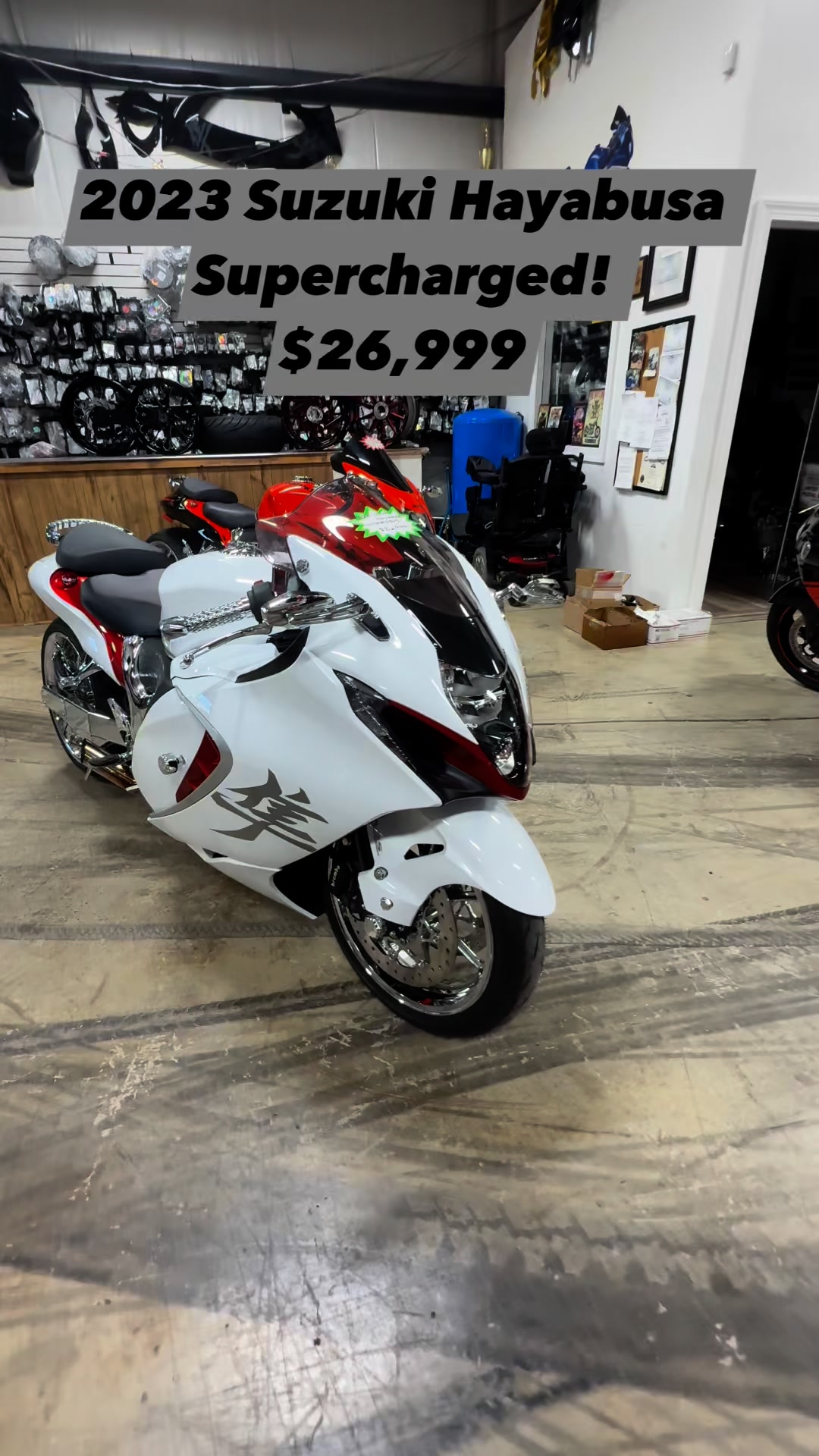2023 Suzuki Hayabusa - 3 Miles - Stage 2 TTS Supercharger! 330 HP