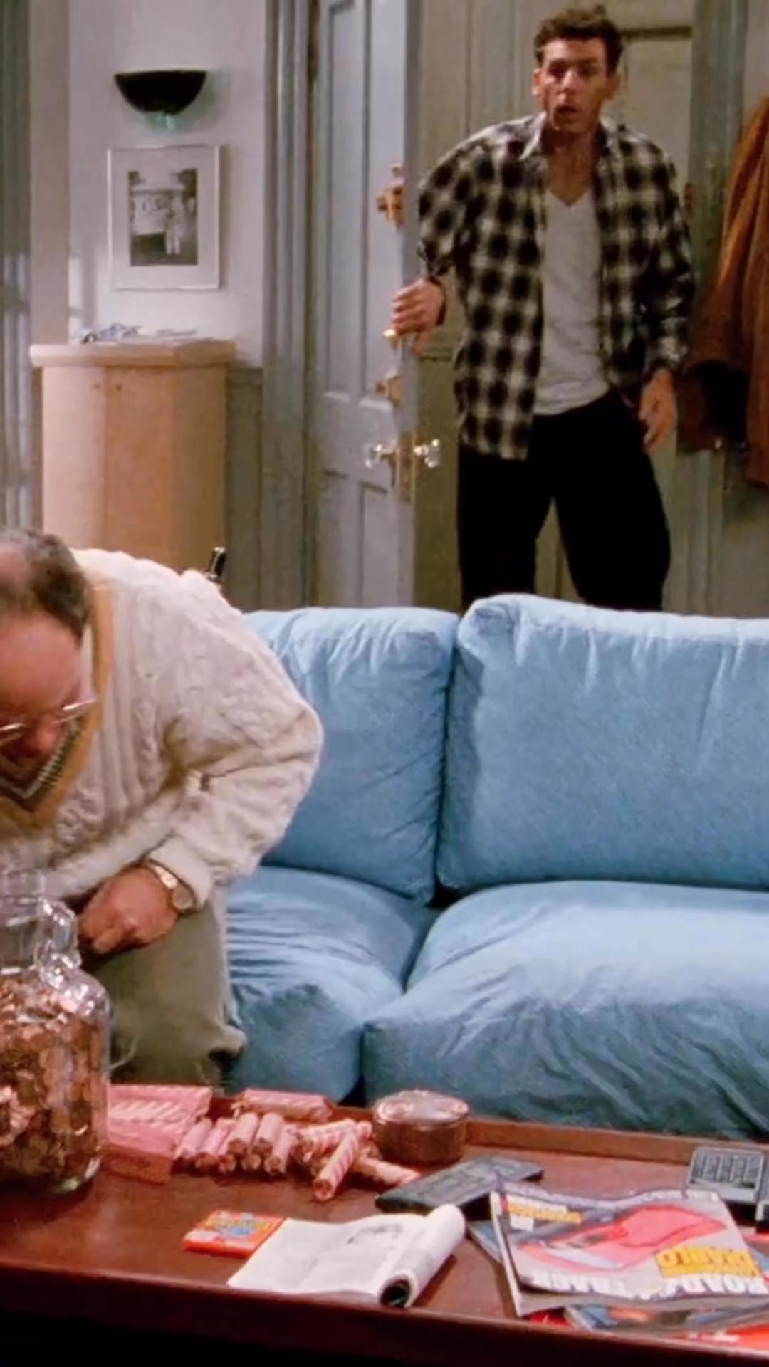 Kramer and the pizza idea. | The Seinfeld World | Facebook