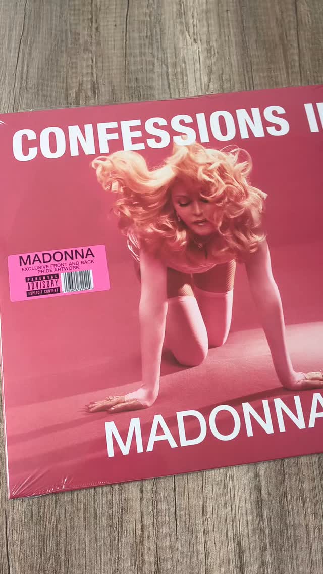 Unboxing Confessions II Pride Edition Clear Vinyl 🪩 #madonna