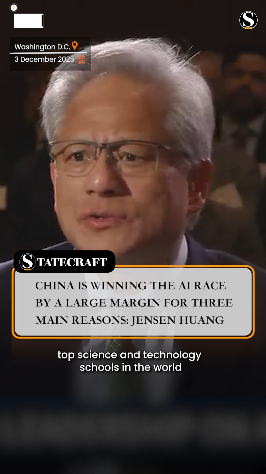 NVIDIA founder and CEO Jensen Huang explained why he thinks China is ...