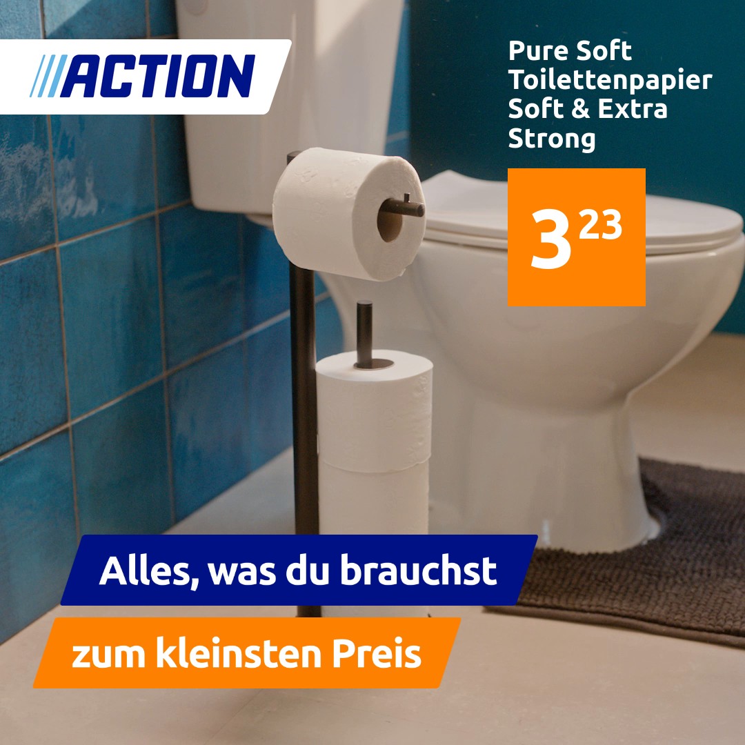 Unverzichtbare Basics von Action: Lege dir jetzt einen Vorrat an Reinigungsmitteln und Haushaltsartikeln zum besten Preis an. | Action