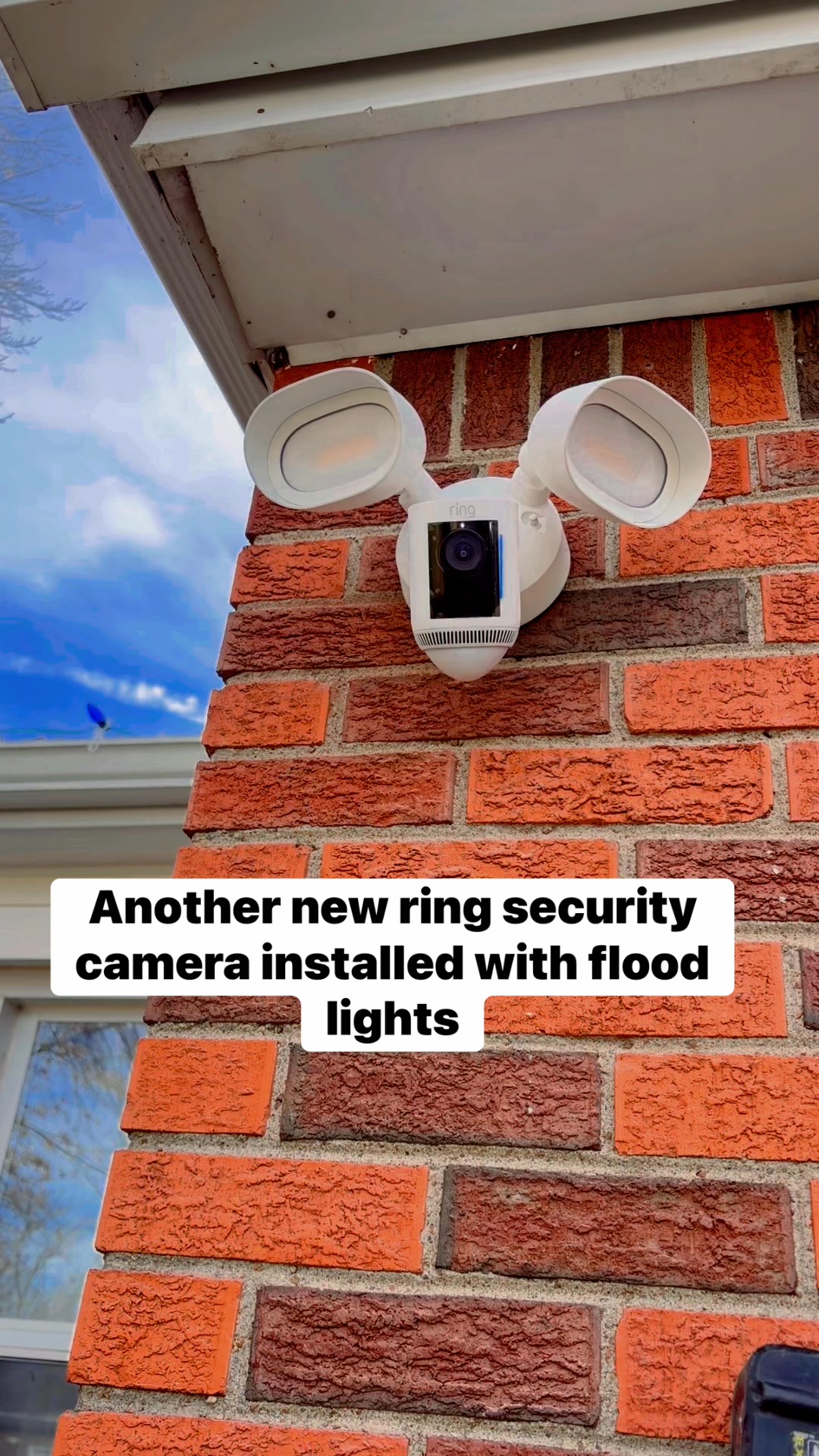 Today on one of my work orders, reinstalled a ring security camera with ...