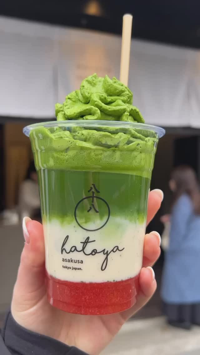 The tastiest matcha latte I had in Tokyo! 🍵✨ @8108asakusa