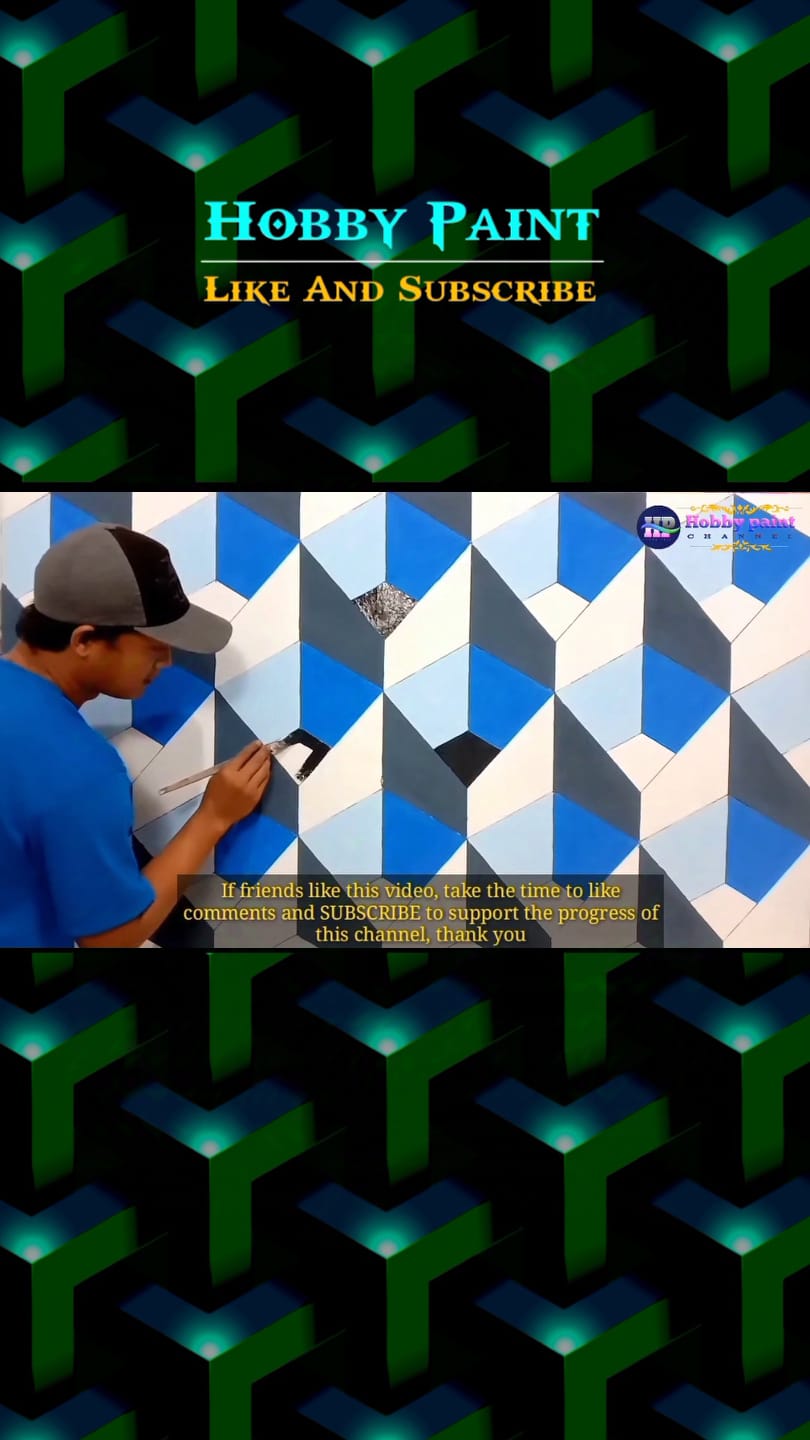3d wall painting #Drawing #Decor #Diy #HomeDecor #Interior #design # ...