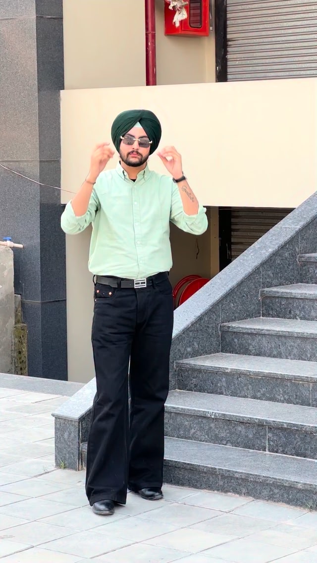 sardar formal dress Shirt From : @maniaclifeclothing 💚😎✨, ., ., ., ., ., #sardar #fashion #mankirataulakh #trendingreels #trendingaudio , Styles & Trends , Clothing & accessories , pant, formal shirt, pagg turban, Seven Wonders