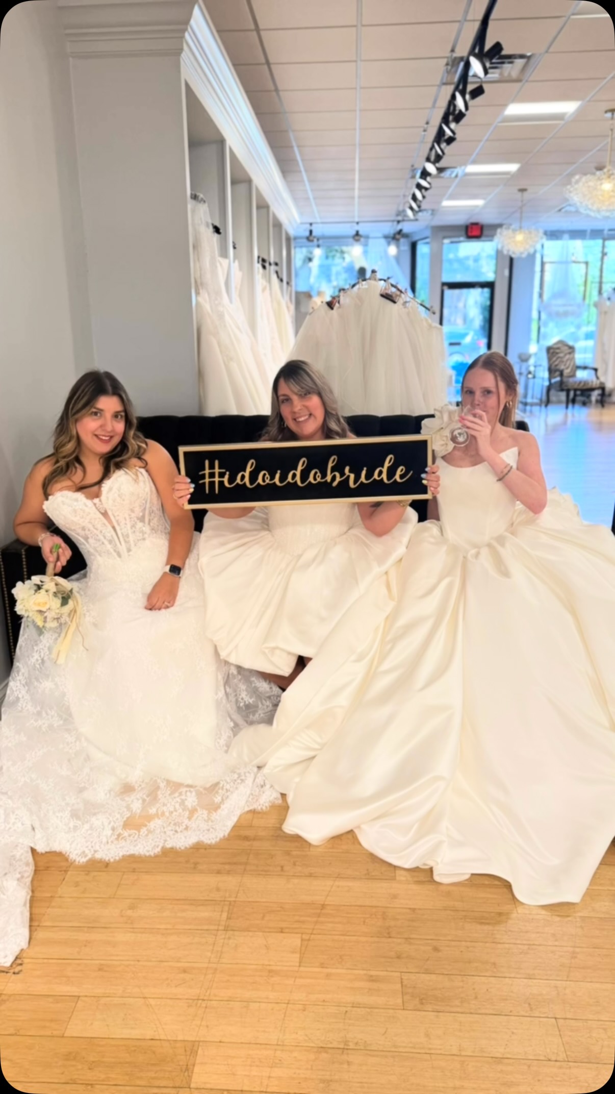 Working at i do… i do… is pretty much exactly what Rachel Green thought it would be 💍✨, Adult dress up, gorgeous gowns, happy tears, and helping brides find the one? We can’t say she’s wrong 🤍👰‍♀️, 