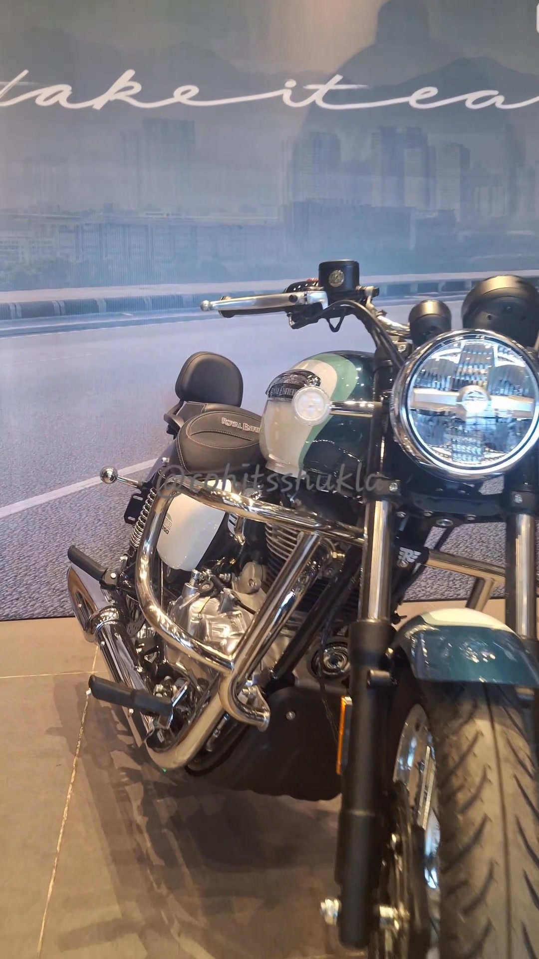 New 2026 Meteor 350 AURORA Retro Green ☆☆ #royalenfield # ...