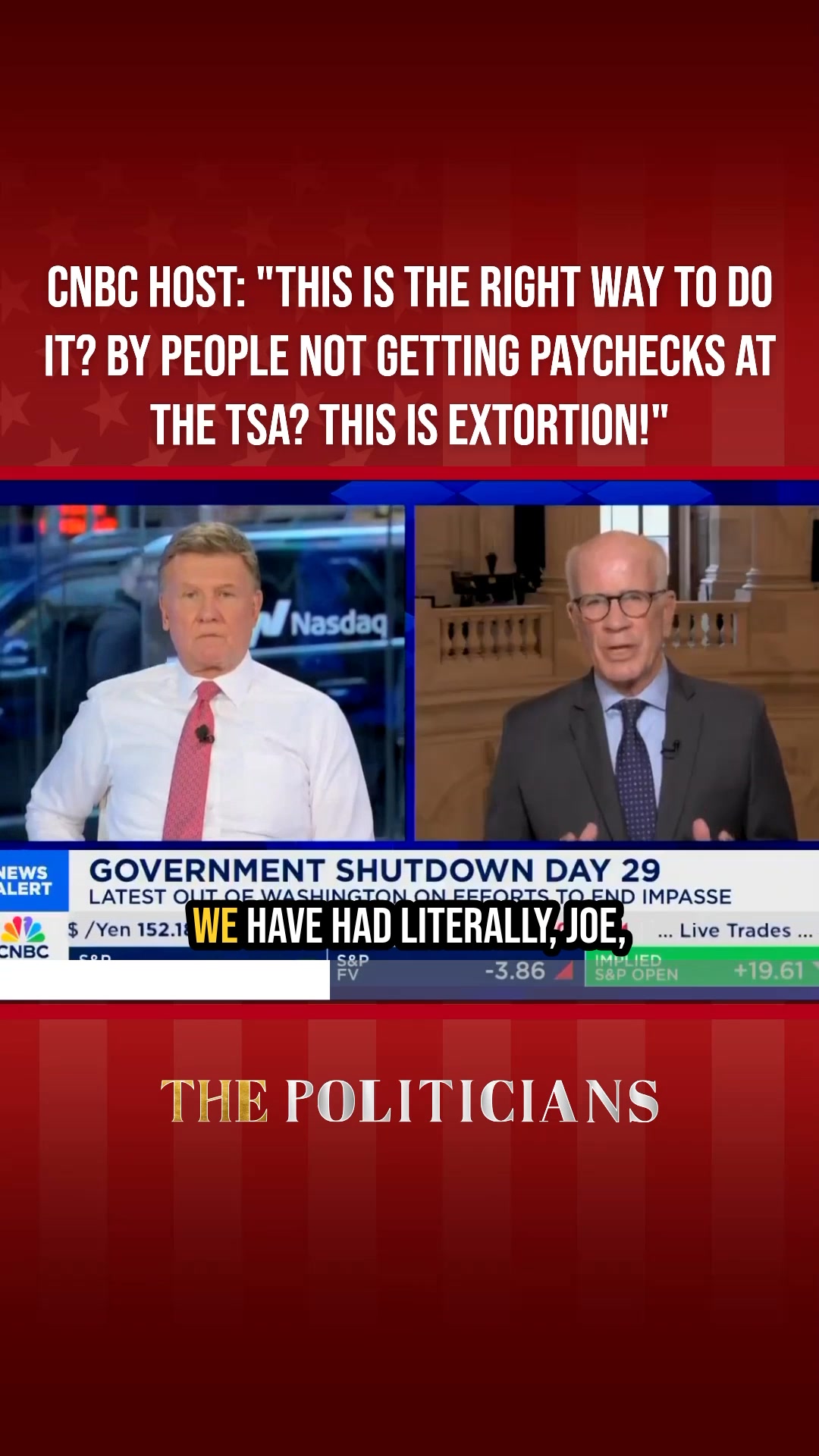 Vermont Democrat Senator Peter Welch confronted by CNBC Host for using ...