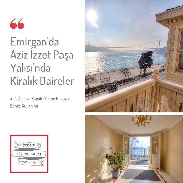 emirgan da aziz izzet pasa yalisinda kw m zeynep akbas