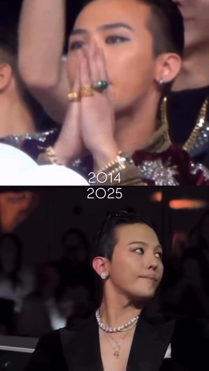 G-DRAGON [MAMA 2014 vs 2025] 差距11年但像同一天👑 11 years apart