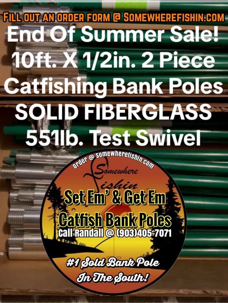 bank pole fishing for catfish Sinkers 2 lb bag of Bank Sinkers Setting bank poles on the