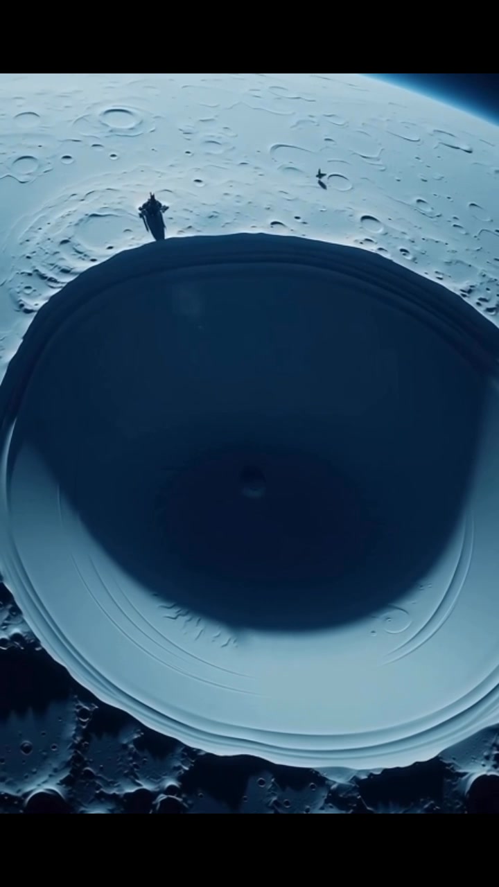 A mysterious object was captured near the Moon surface during ...