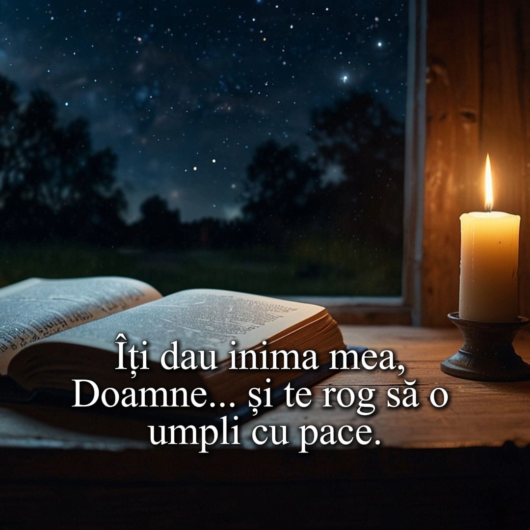 Înainte de culcare, spune o rugăciune cu inima curată. Iartă ...
