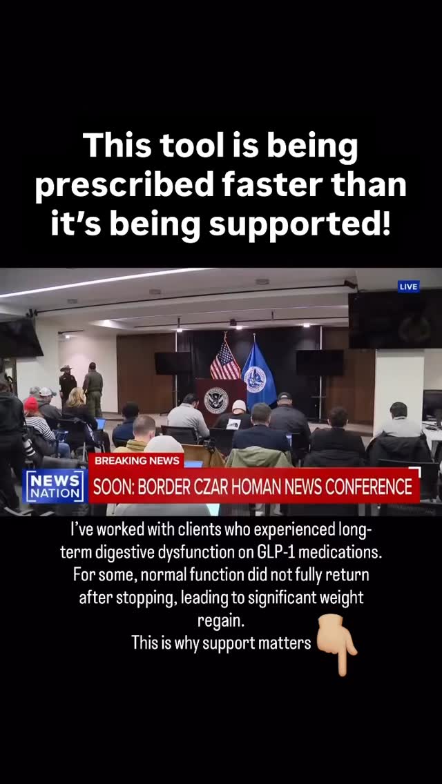 GLP-1 medications are being handed out at record speed but support is not keeping up., I want to be very clear: this medication can be a tool., But tools without education, nutrition, movement, and 