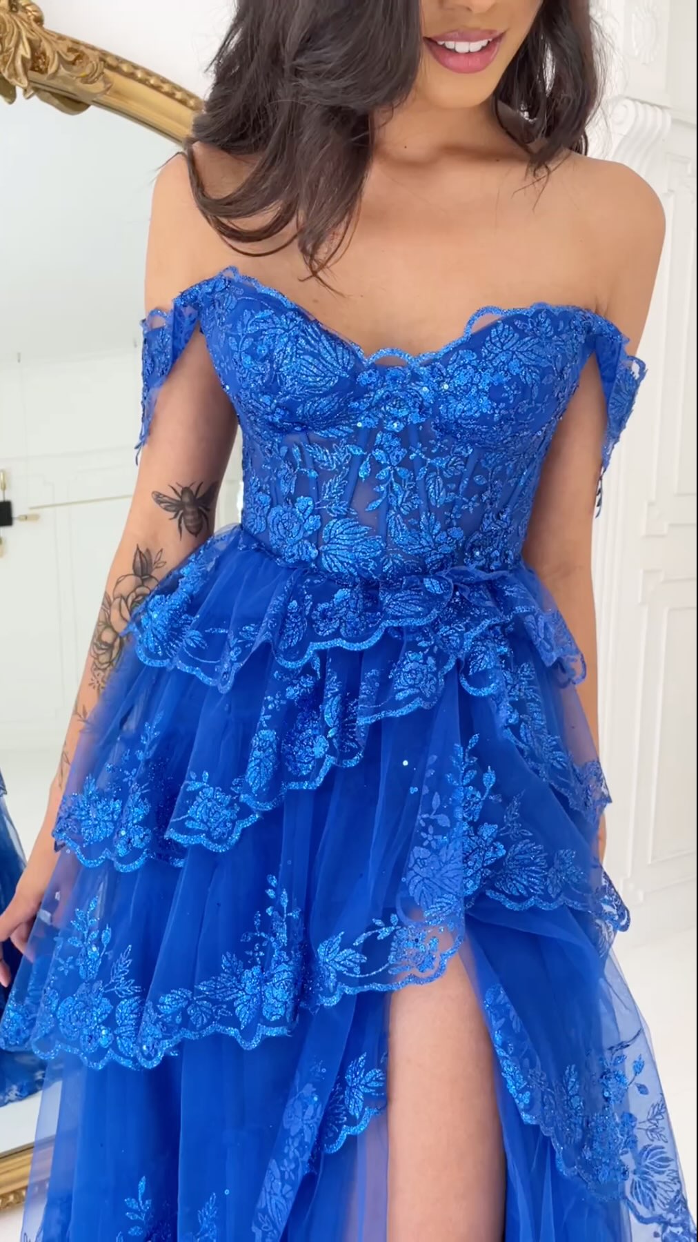 formal dresses cape town Our ‘Sian’ gown is receiving so much love ☺️💖 You girls are clearly obsessed with ruffles this season. , She is available in ❤️ 🖤 💙, Let us know which other colours you want to see her in, below 👇☺️ link-off-shoulder-gown