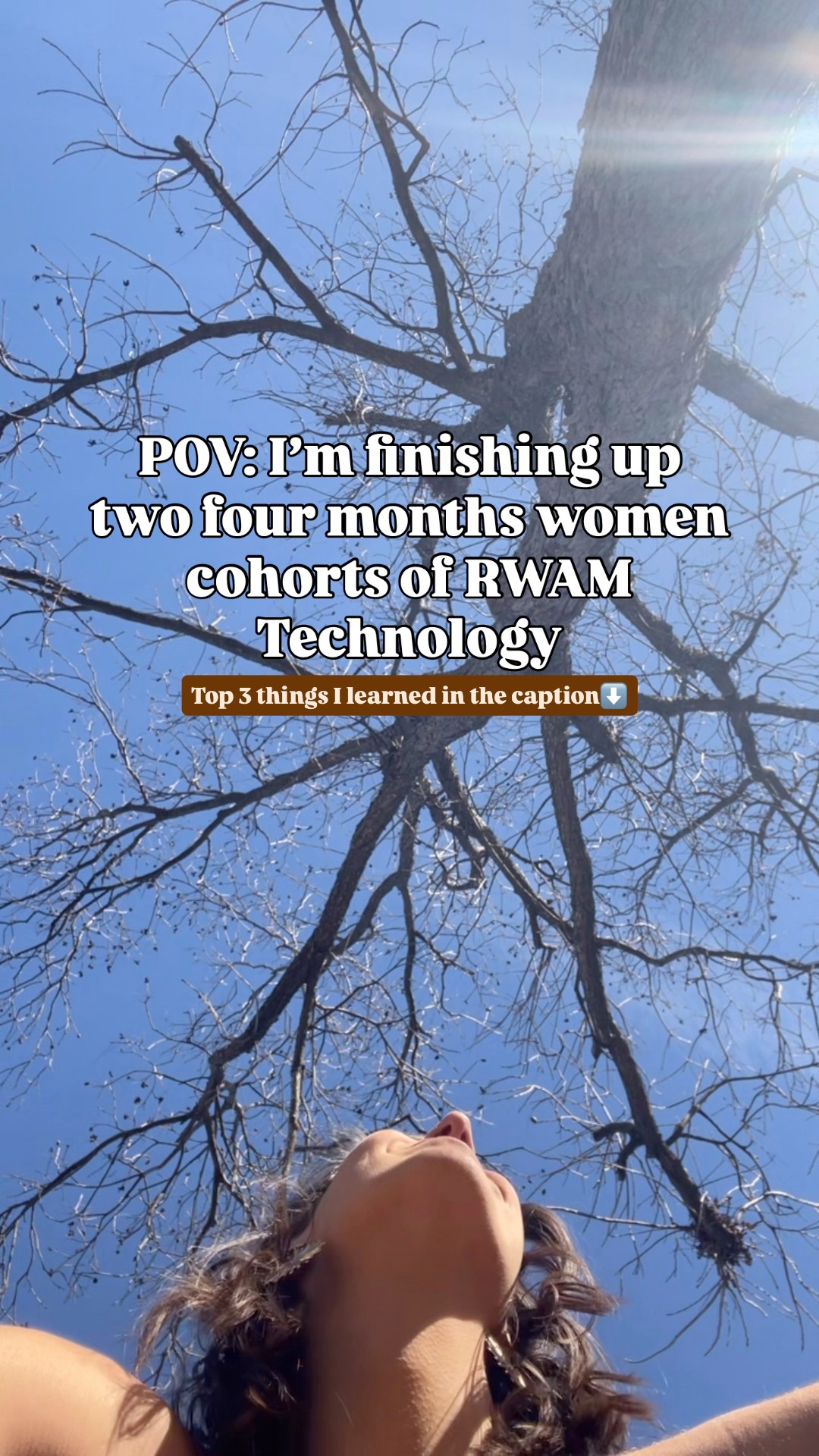 As my first two RWAM Technology cohorts are coming to an end next week ...