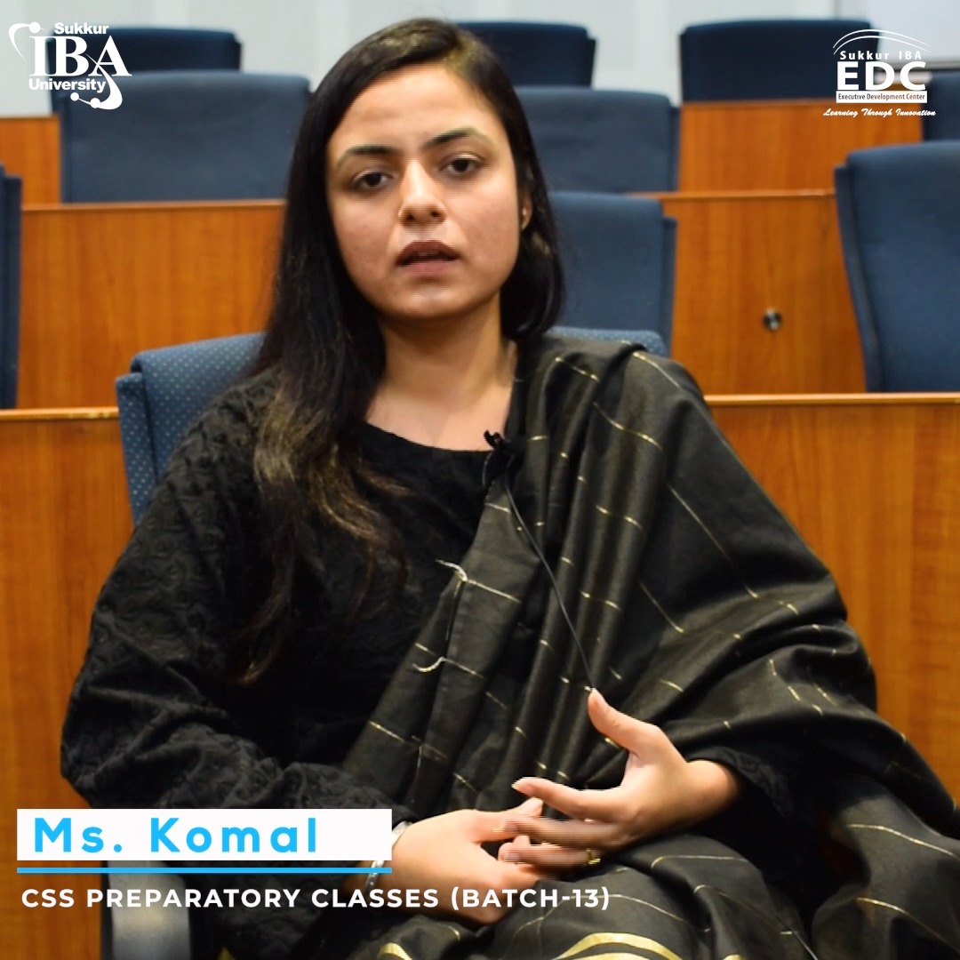 Let's hear what our CSS Preparatory Classes Alumna, Ms. Komal has to ...