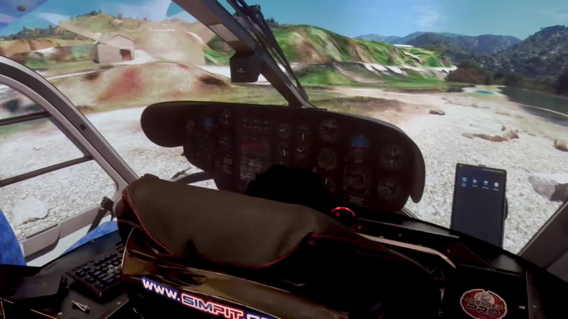 Junior thought flying choppers is easy - this was his first go without ...