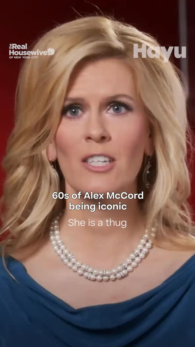 she's a thug in a cocktail dress “She is dress” 🤣 #RHONY #RealHousewivesofNewYork #BravoTV #AlexMcCord | The Real Housewives of New Jersey News & Updates Size:56