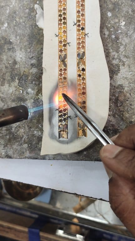 How i made this gold bangle, Gold Bangle designs and making video, 22 ...