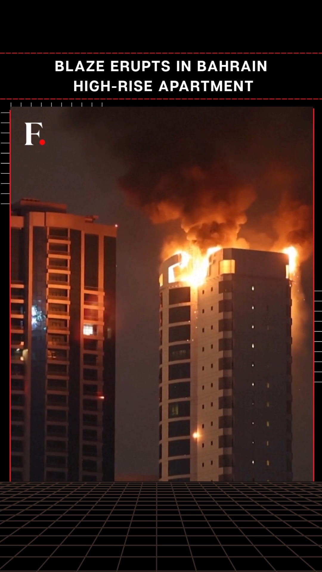 #FirstpostNews: Blaze Erupts in Bahrain High-Rise Apartment A fire ...