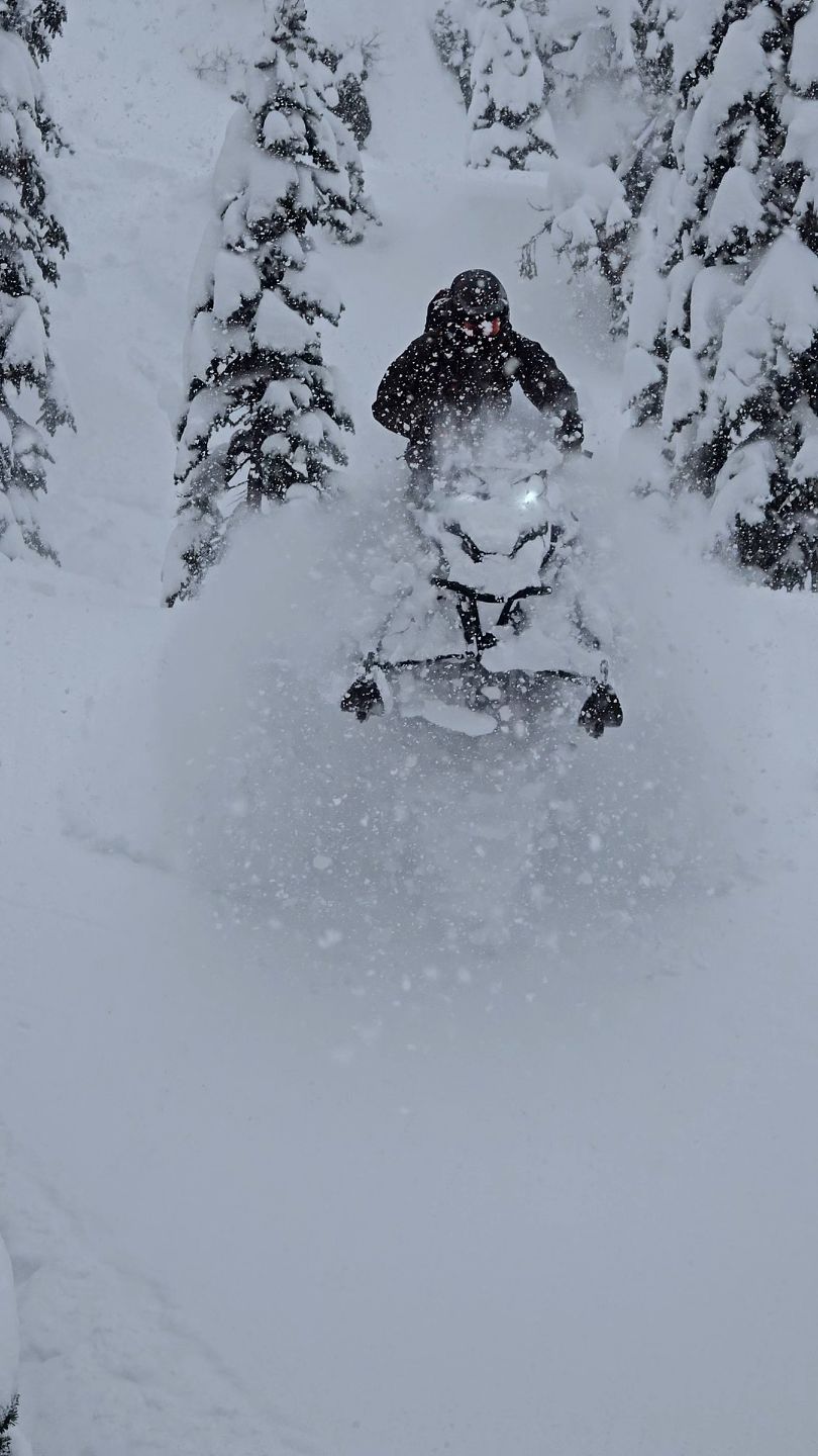 Kyle Huestis, aka @ridinsnowy or Freshies Built LLC. actual ...