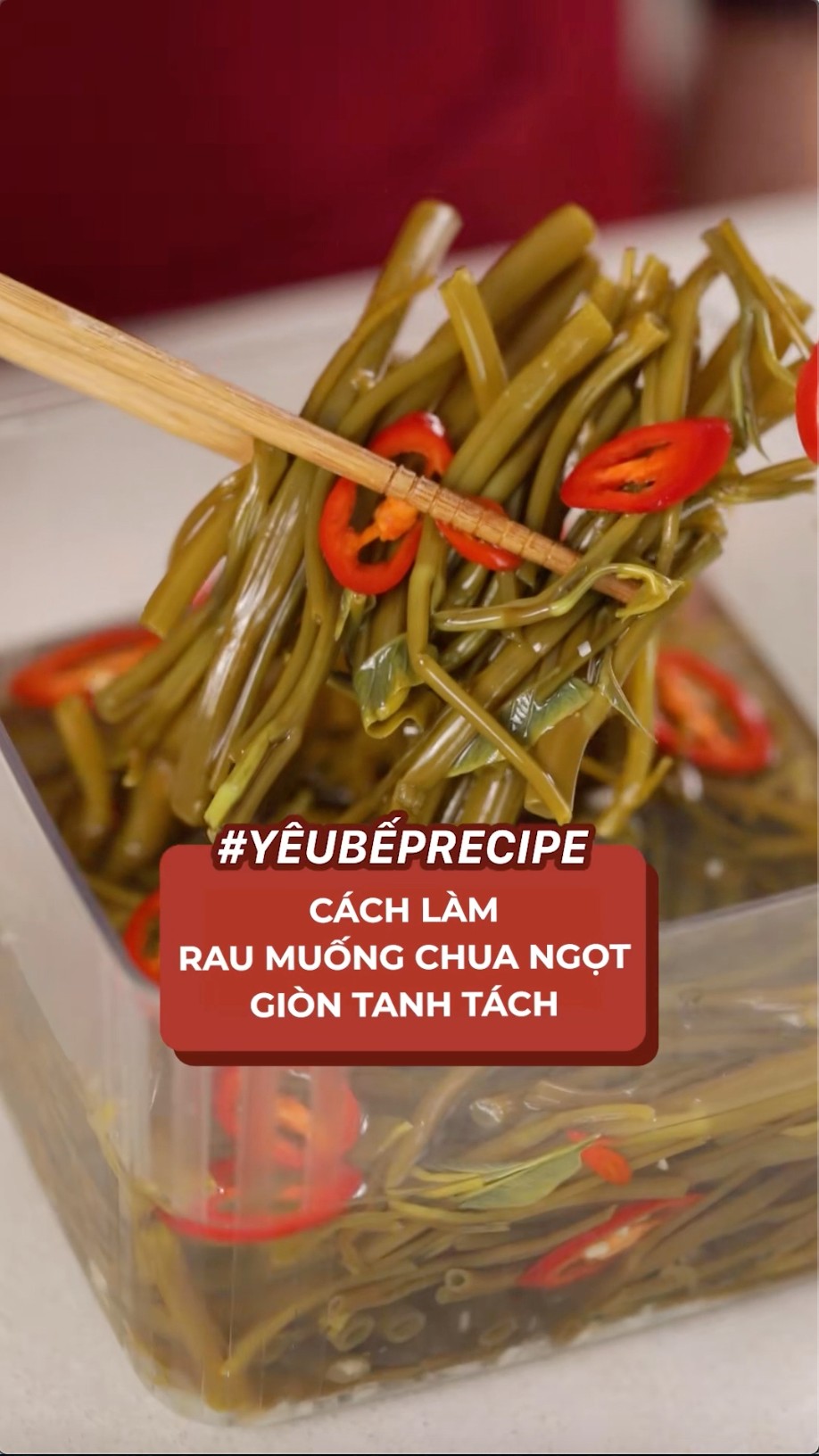CÁCH LÀM RAU MUỐNG CHUA NGỌT GIÒN TANH TÁCH Thiếu RAU MUỐNG CHUA NGỌT ...