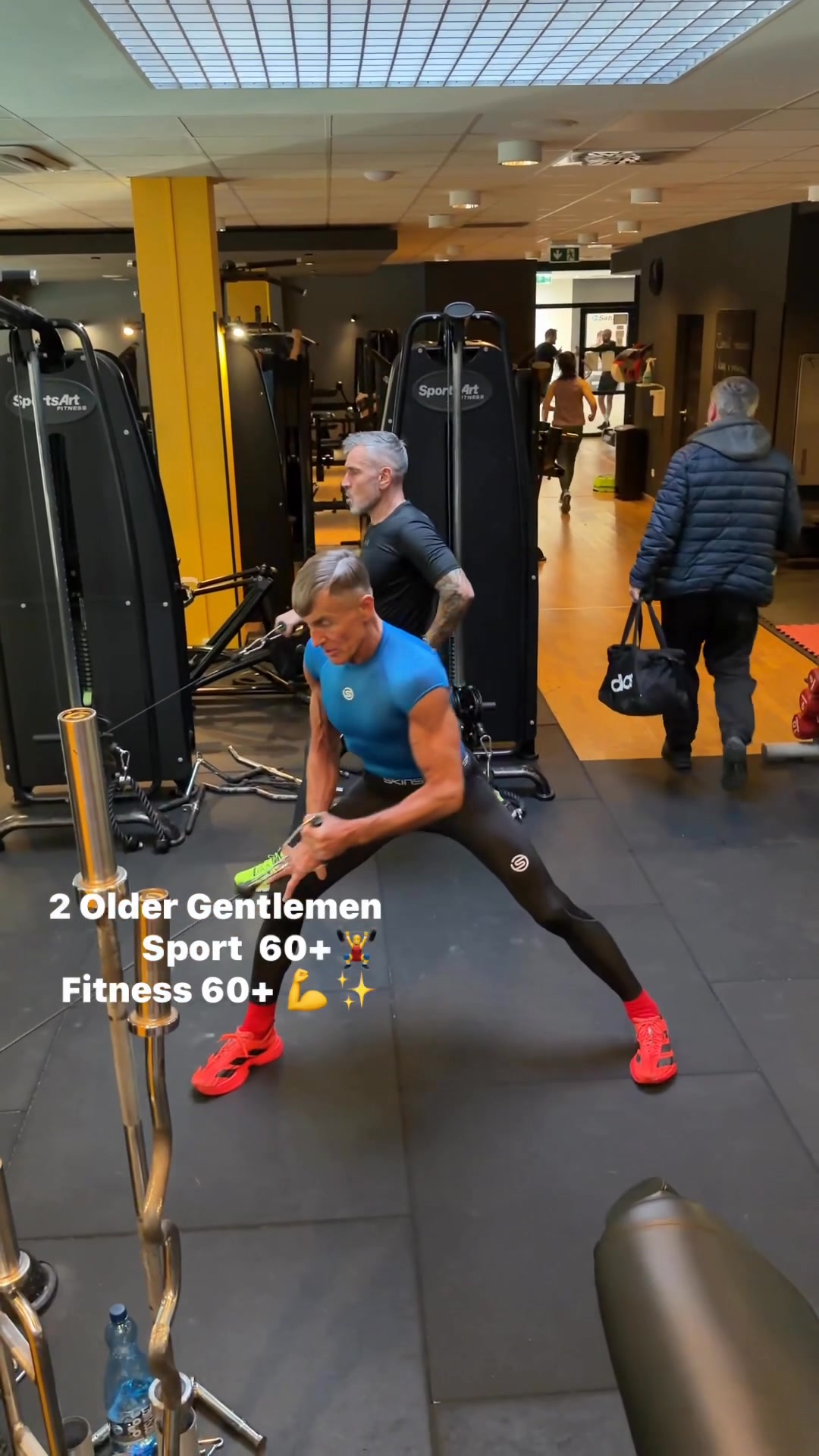 2 Older Gentlemen Fitness 60+ 💪 Age is just a number! For the doubters ...